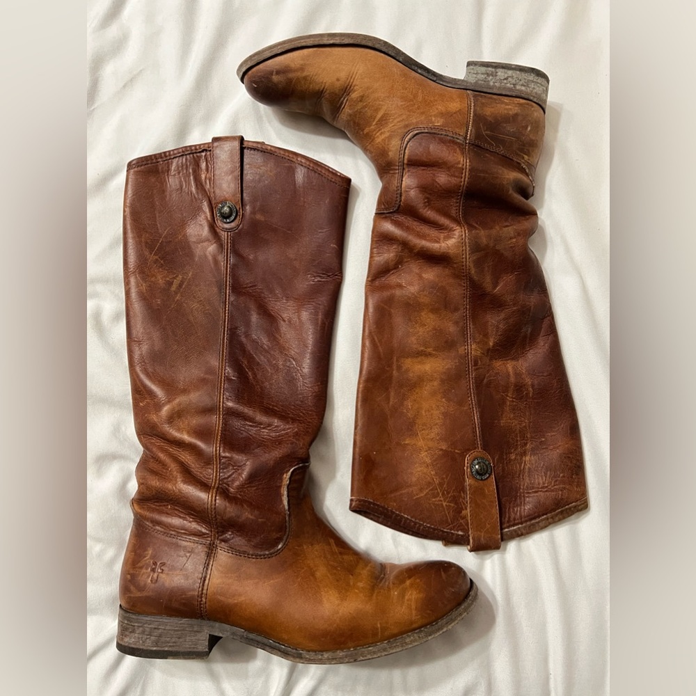 FRYE Melissa Riding Boot (Wide Calf Friendly)